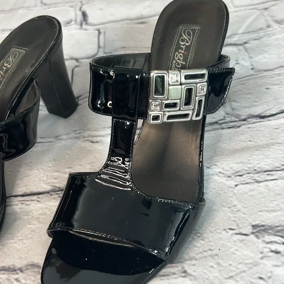 Brighton black patent sandals - Picture 2 of 8